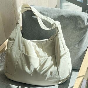 =GEN 'AYCC' All You Can Carry Nylon Cream Puff Crossbody Bag